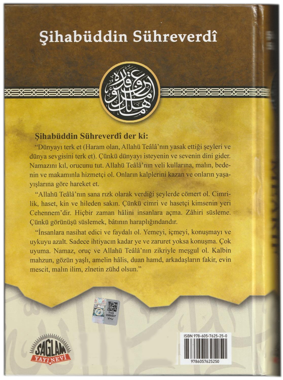 Avarifü’l Mearif-Tasavvufun Hakikatleri